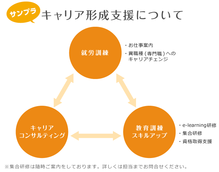 サンプラキャリア形成支援について
